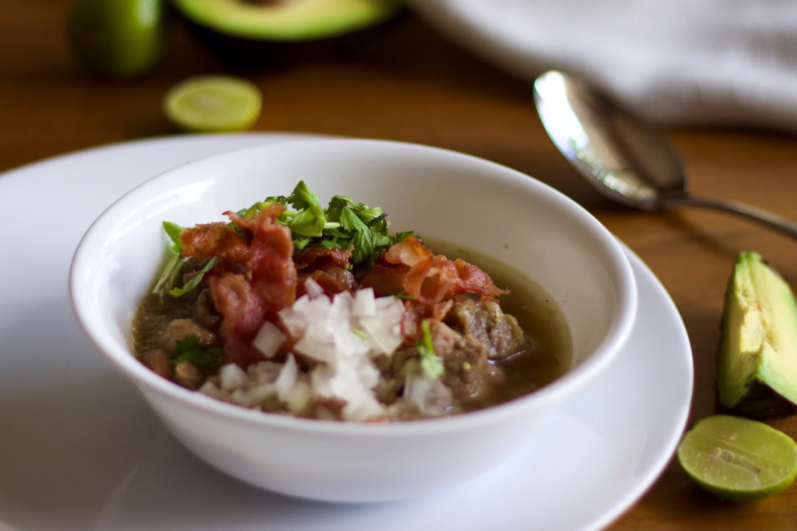 Frijoles con tocino